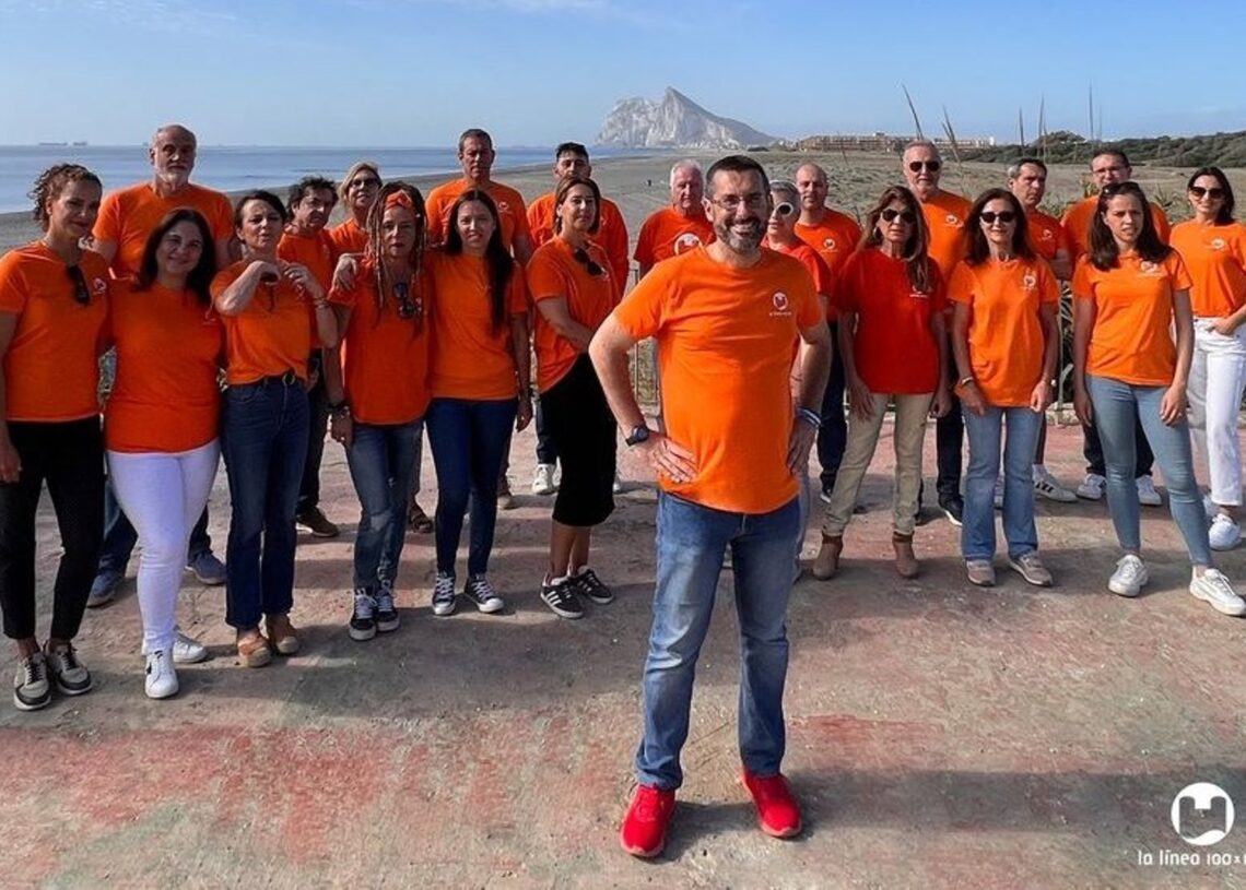 Archivo - El alcalde de La Línea con la candidatura a las elecciones de 2023.LA LÍNEA 100X100 - Archivo