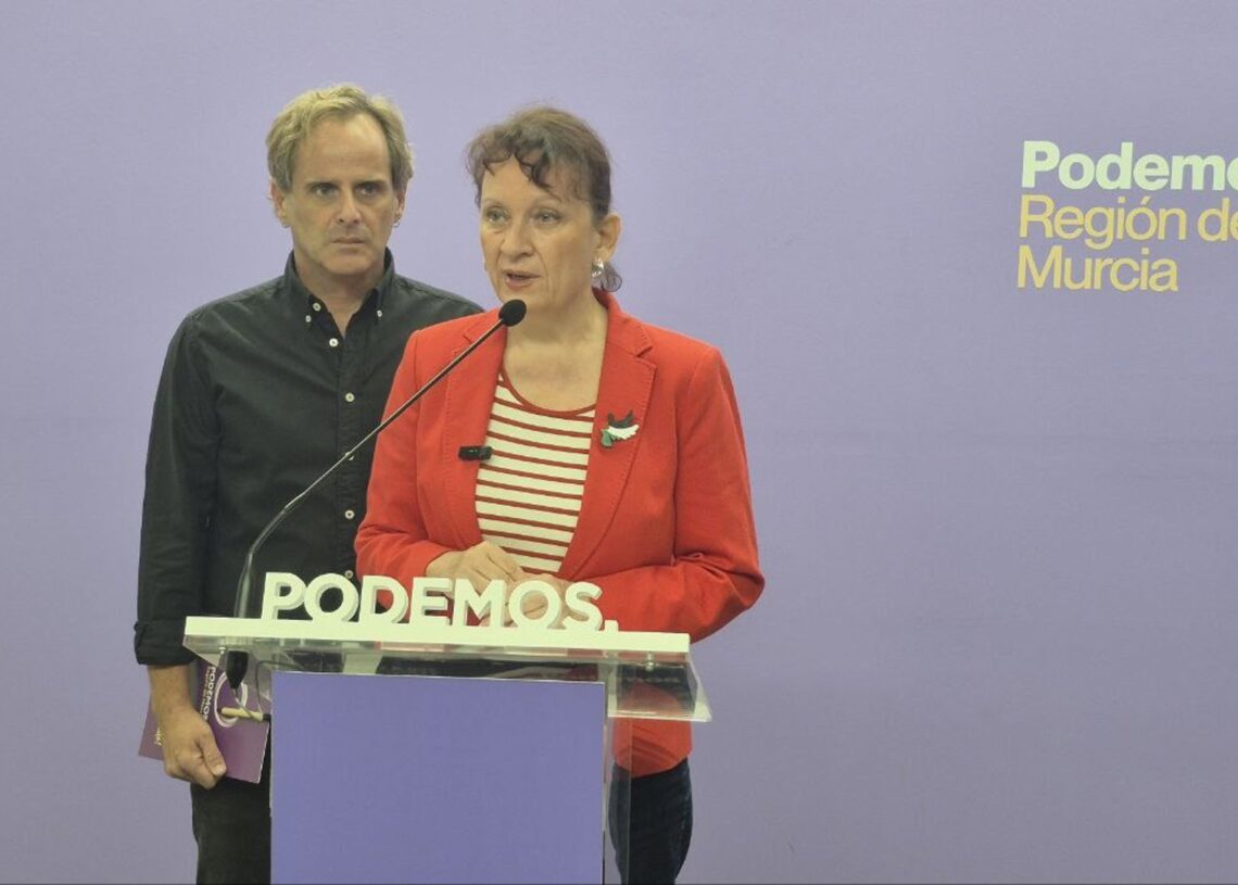 La diputada regional de Podemos-IU-Verdes-AV, María MarínPODEMOS RM