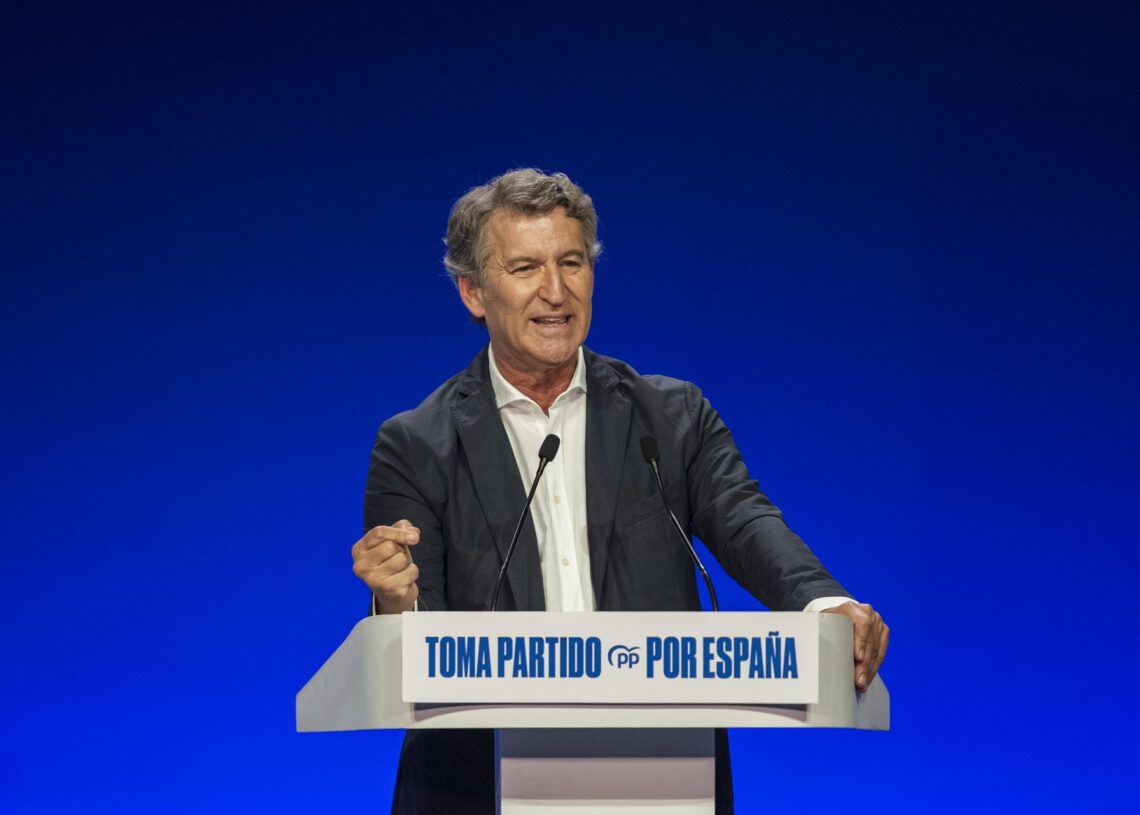 El presidente del Partido Popular, Alberto Núñez Feijóo.Víctor Fernández - Europa Press