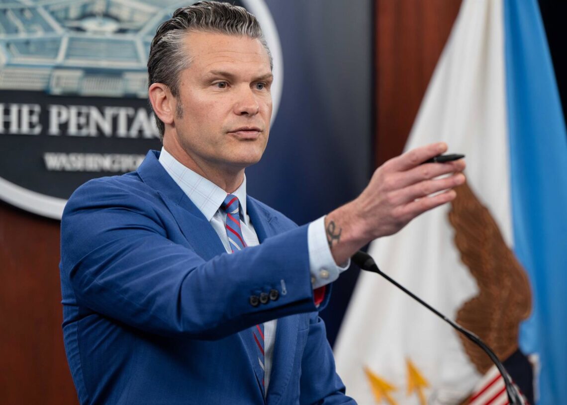 Archivo - El secretario de Defensa de Estados Unidos, Pete HegsethKashif Basharat/Planet Pix via Z / DPA - Archivo