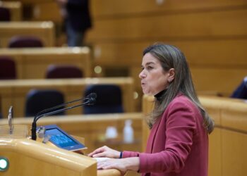 Archivo - La senadora del PP, María José Pardo, durante un pleno en el Senado, a 12 de marzo de 2025, en Madrid (España).Jesús Hellín - Europa Press - Archivo