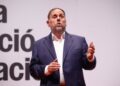 El presidente de ERC, Oriol Junqueras, interviene durante la conferencia 'Una nueva ambición nacional', en el Auditori Nacional, a 30 de septiembre de 2025, en Barcelona, Catalunya (España). Junqueras ha anunciado su intención de volver a ser el candidatoKike Rincón - Europa Press