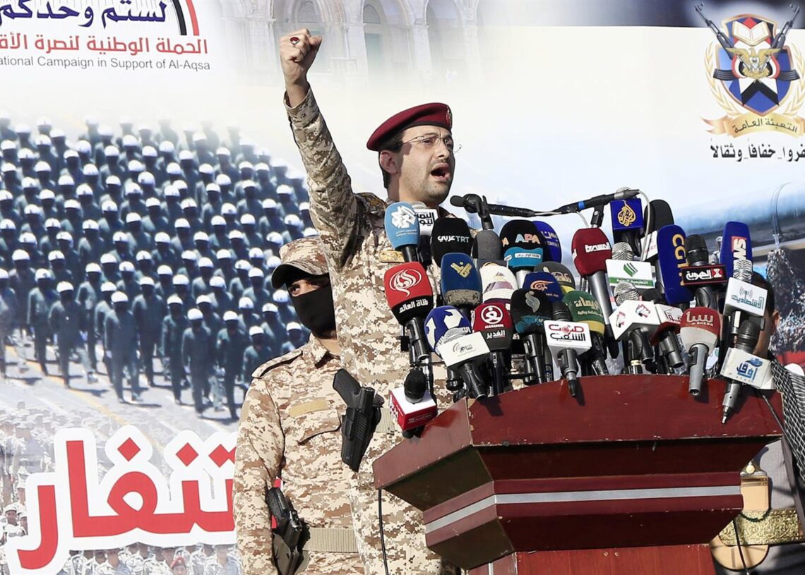 Archivo - El portavoz militar de los rebeldes hutíes de Yemen, Yahya SariEuropa Press/Contacto/Mohammed Mohammed - Archivo