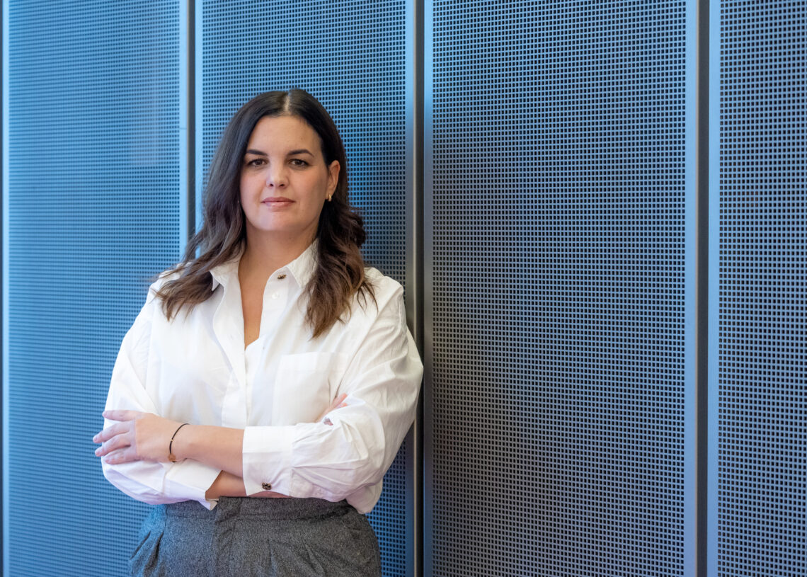 Sandra GOMEZ LOPEZ in the EP in Brussels