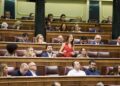 La secretaria general de Podemos, Ione Belarra, durante un pleno en el Congreso de los Diputados, a 25 de junio de 2025, en Madrid (España) | Jesús Hellín (Europa Press).