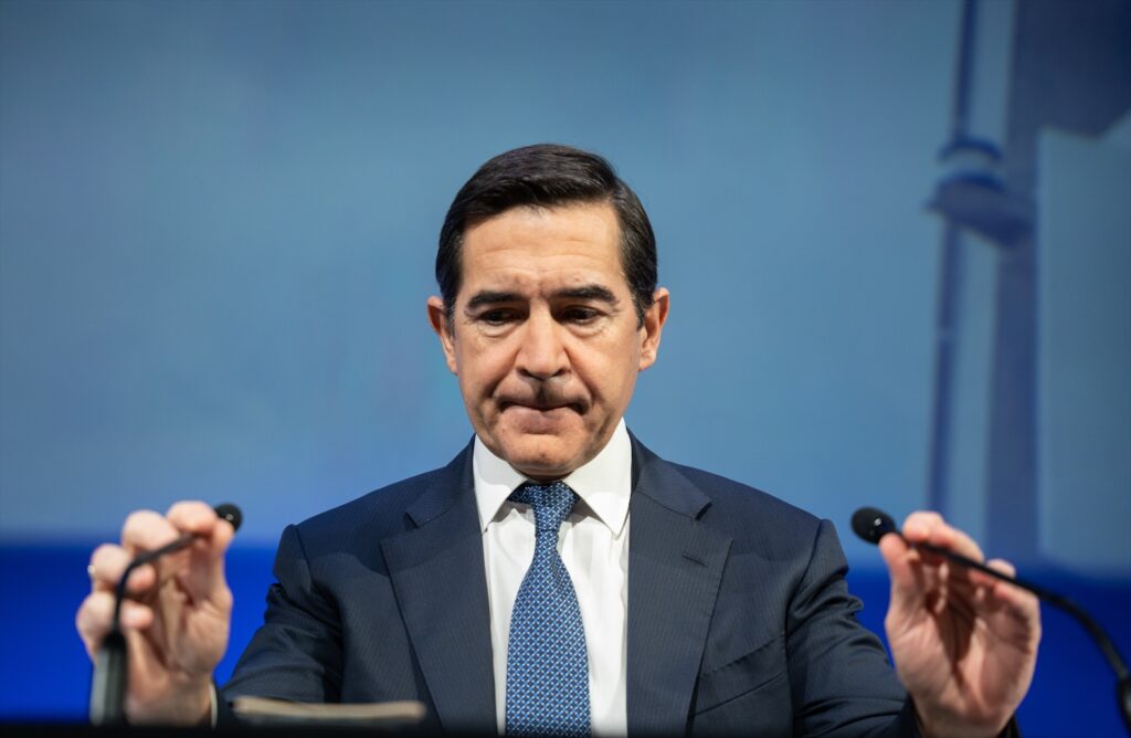 El presidente de BBVA, Carlos Torres Vila. Matias Chiofalo/Europa Press.