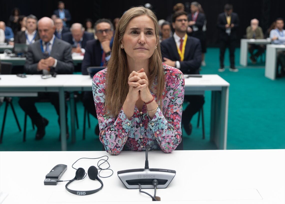 La vicepresidenta tercera y ministra para la Transición Ecológica y el Reto Demográfico, Sara Aagesen. Eduardo Parra/Europa Press.