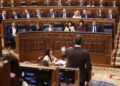 (Foto de ARCHIVO)
El presidente del Gobierno, Pedro Sánchez, interviene durante una sesión de control al Gobierno, en el Congreso de los Diputados, a 22 de octubre de 2025, en Madrid (España).
Eduardo Parra / Europa Press
22/10/2025
