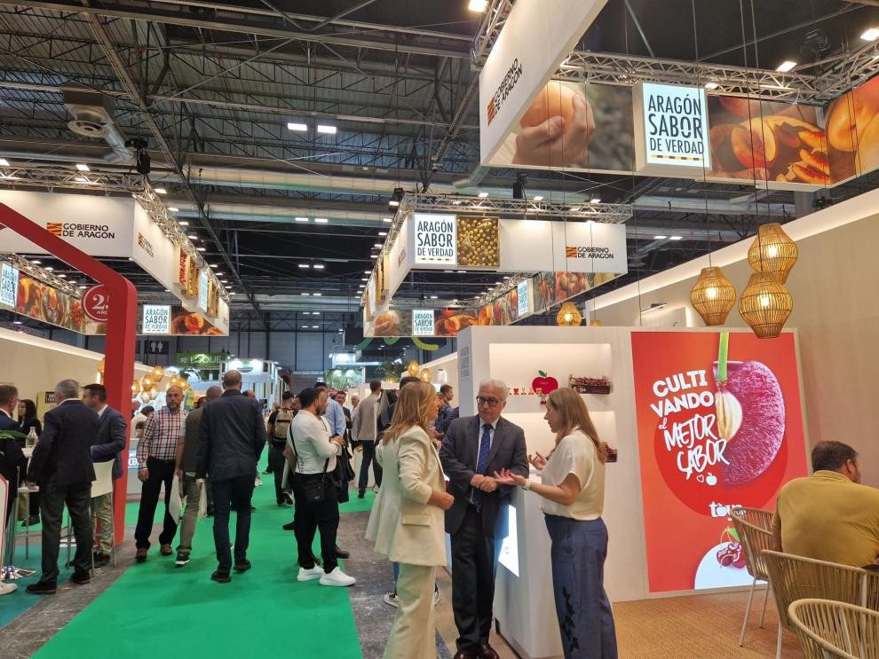 Javier Rincón, consejero de Agricultura de Aragón, en Fruit Attraction 2025