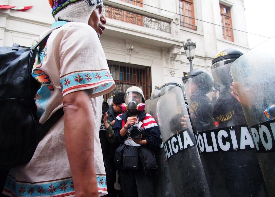 Protestas en Perú.Europa Press/Contacto/Carlos Garcia Granthon