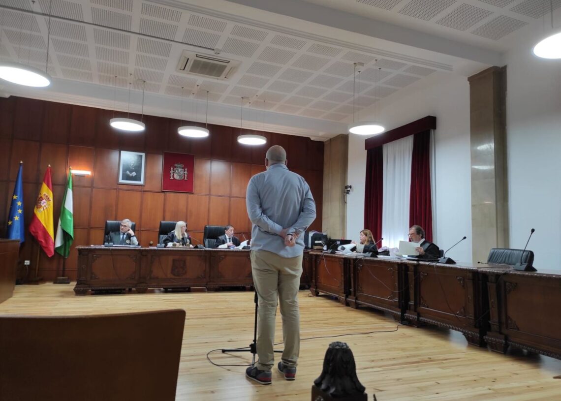 El acusado prestando declaración ante el tribunalEUROPA PRESS