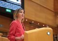 La senadora del PSN, Nuria Medina.PSOE