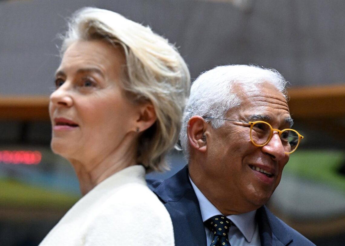 Archivo - La presidenta de la Comisión Europea, Ursula von der Leyen, y el presidente del Consejo Europeo, António Costa.SIERAKOWSKI FREDERIC / EUROPEAN UNION - Archivo