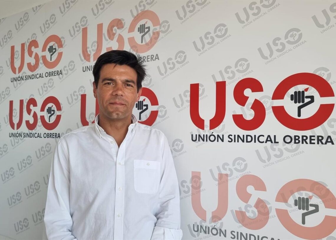 Archivo - Secretario general de USO, Joaquín Pérez.USO - Archivo