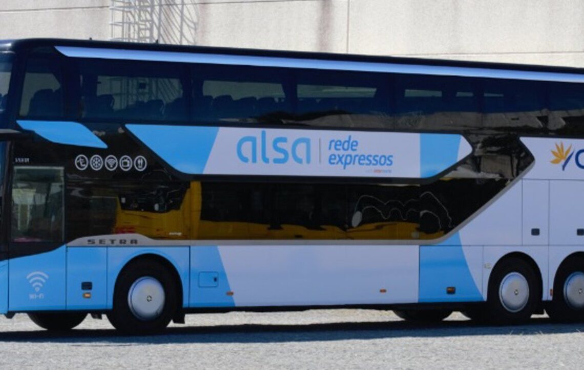 Archivo - Autobús de doble piso de Alsa.ALSA - Archivo