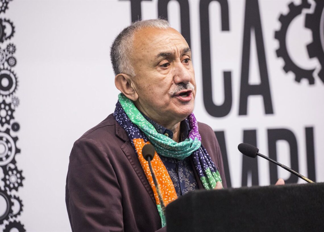 Archivo - El secretario general de UGT, Pepe ÁlvarezAlejandro Martínez Vélez - Europa Press - Archivo