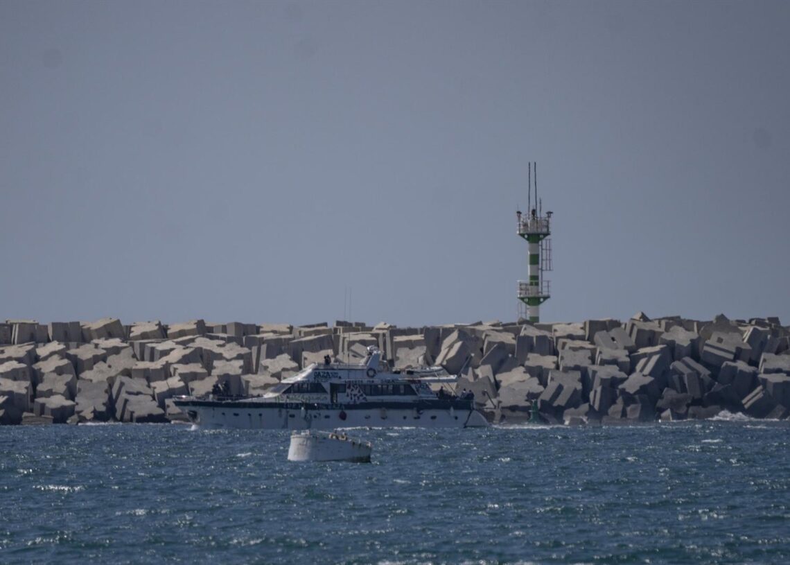 Barcos de la Global Sumud Flotilla en el puerto israelí de AsdodIlia Yefimovich/dpa