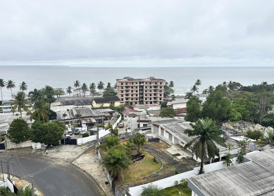 Archivo - Una vista aérea de Libreville, capital de GabónShi Yu / Xinhua News / Contactophoto - Archivo