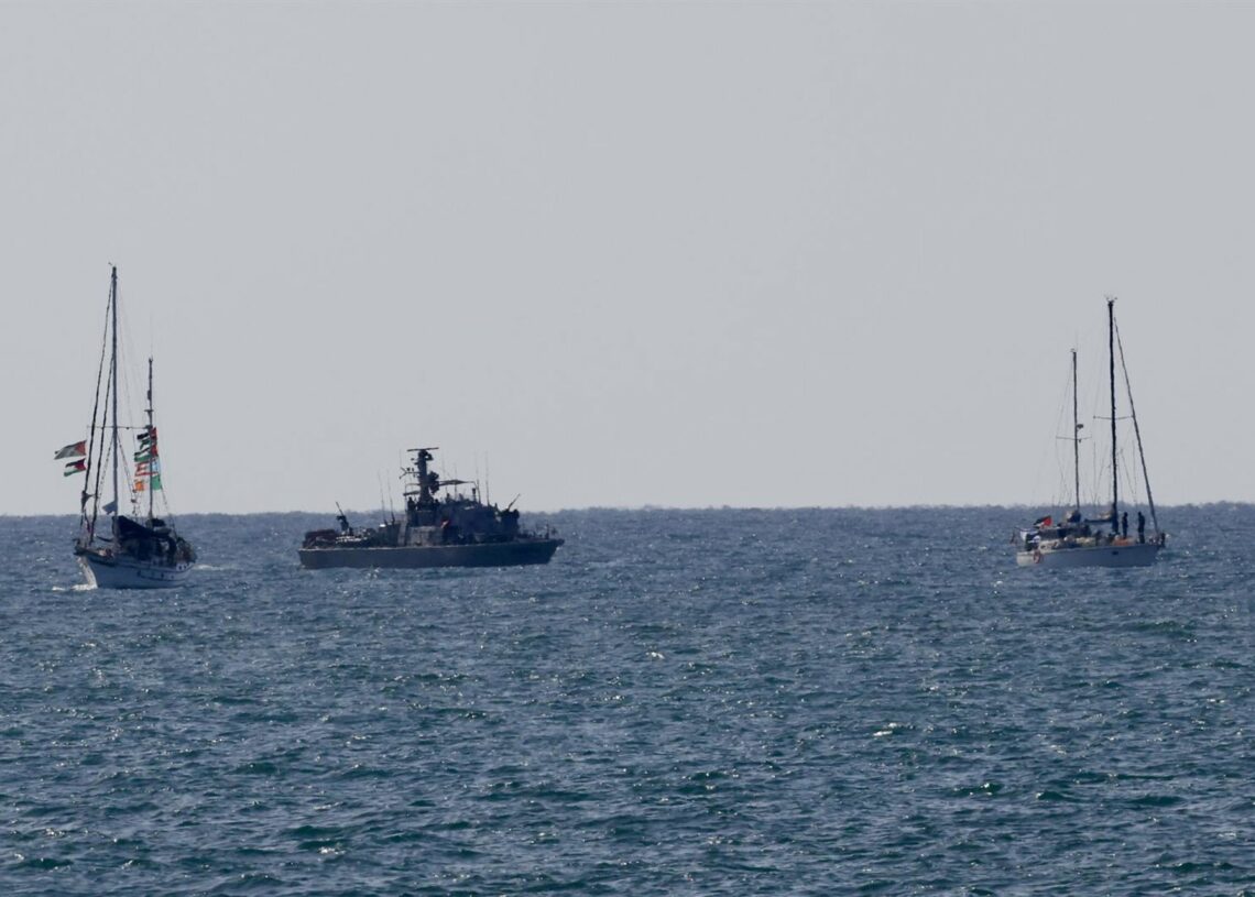 Embarcaciones de la flotilla a Gaza trasladadas por Israel al puerto de AsdodEuropa Press/Contacto/Jamal Awad