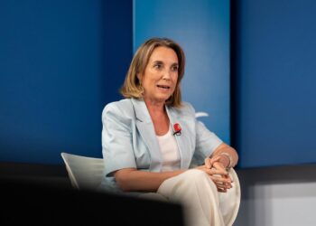 Archivo - La diputada del PP en el Congreso, Cuca Gamarra, durante una entrevista para Europa Press, a 23 de julio de 2025, en Madrid (España). Matias Chiofalo - Europa Press - Archivo
