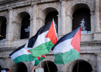 Banderas palestinas (Archivo)Marco Di Gianvito/ZUMA Press Wir / DPA
