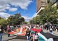 Manifestación en Pamplona en apoyo a Palestina.Europa Press