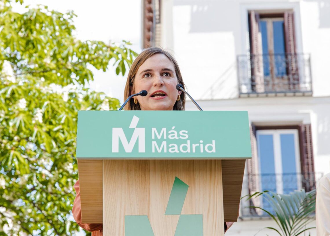 Archivo - La diputada de Más Madrid en la Asamblea de Madrid, Jimena González, durante un acto Carlos Luján - Europa Press - Archivo