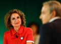 La vicepresidenta del Gobierno y secretaria general del PSOE de Andalucía, María Jesús Montero, con el expresidente del Gobierno, José Luis Rodríguez Zapatero.PSOE ANDALUCIA