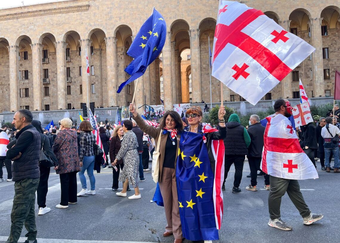 Manifestación de la oposición en Tiflis, GeorgiaEuropa Press/Contacto/Yegikov Mikhail