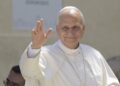 El Papa León XIV durante la canonización de Carlo Acutis, en la Plaza de San Pedro del Vaticano, a 7 de septiembre de 2025, en Roma (Italia).Stefano Spaziani - Europa Press