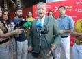 El consejero de la Presidencia, Antonio Sanz, en Cádiz este 5 de octubre de 2025.NACHO FARDE / EUROPA PRESS