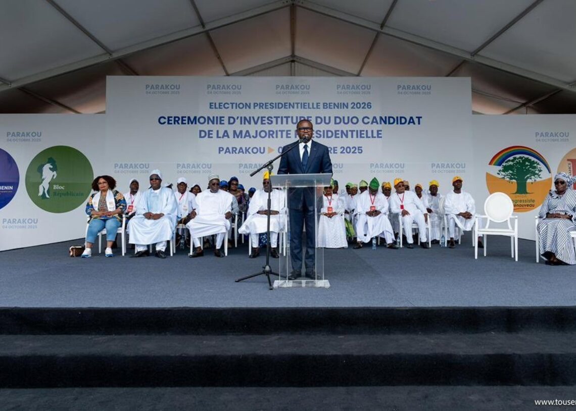 El candidato presidencial oficialista de Benín, Romuald WadagniROMUALD WADAGNI / X