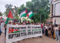 Manifestación en Palma para pedir "ruptura total de relaciones con Israel" y apoyar a los aún arrestados de la FlotillaEuropa Press
