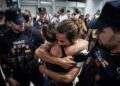 Llegada de los 21 ciudadanos españoles integrantes de la Sumud Global Flotilla al Aeropuerto Adolfo Suárez Madrid-Barajas, a 5 de octubre de 2025, en Madrid (España).A. Pérez Meca - Europa Press