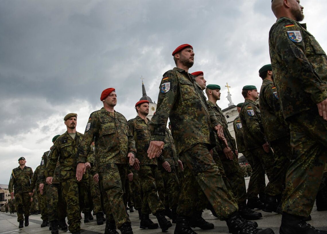 Archivo - Militares alemanes durante un desfile en Vilna (archivo)Europa Press/Contacto/Yauhen Yerchak - Archivo