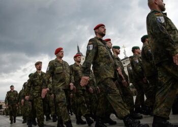 Archivo - Militares alemanes durante un desfile en Vilna (archivo)Europa Press/Contacto/Yauhen Yerchak - Archivo