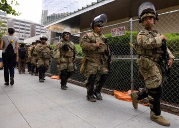 Archivo - Efectivos de la Guardia Nacional en Los Ángeles, CaliforniaEuropa Press/Contacto/Jonathan Alcorn - Archivo