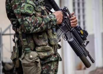 Archivo - Efectivo de las fuerzas de seguridad de ColombiaEuropa Press/Contacto/Sebastian Marmolejo