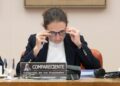 Archivo - La directora del Departamento de Seguridad Nacional del Gabinete de la Presidencia del Gobierno, Loreto Gutiérrez Hurtado, en la Comisión Mixta de Seguridad Nacional, en el Congreso de los Diputados, a 9 de abril de 2024, en Madrid (España).Eduardo Parra - Europa Press - Archivo
