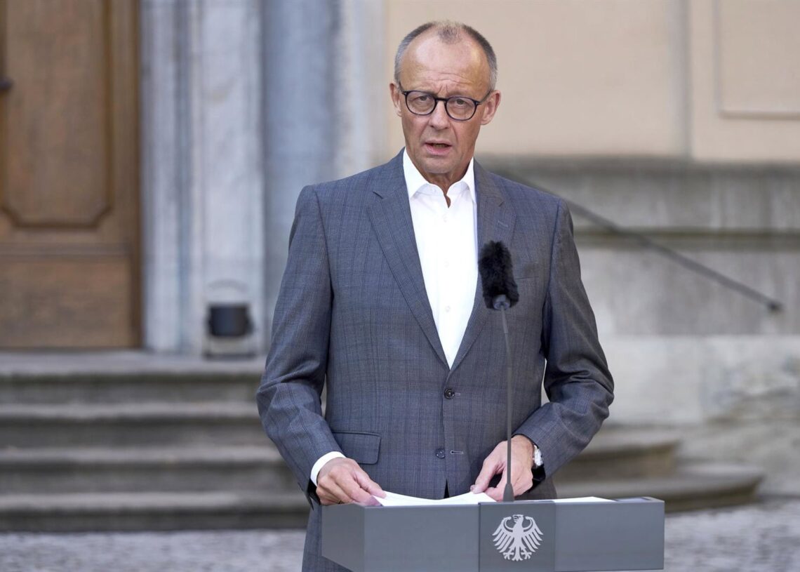 El canciller de Alemania, Friedrich Merz, durante una rueda de prensa en Berlín (archivo)Europa Press/Contacto/Ulrich Stamm
