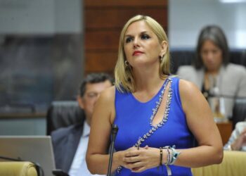 La consejera de Hacienda, Elena Manzano, en la AsambleaJUNTA DE EXTREMADURA