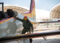 Archivo - EL teniente coronel Gonzalo López García de Carellán en el Pilatus PC-21EJÉRCITO DEL AIRE Y EL ESPACIO - Archivo