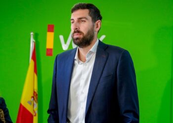 Archivo - El presidente de Vox en la Región de Murcia, José Ángel AnteloDANIEL SABIOTE/VOX - Archivo