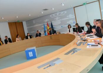 Reunión del Consello de la Xunta presidida por el conselleiro de Presidencia, Diego Calvo.XUNTA