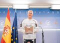 Archivo - El portavoz adjunto de EH Bildu en el Congreso, Oskar Matute, durante una rueda de prensa, en el Congreso de los Diputados, a 25 de abril de 2023, en Madrid (España).Diego Radamés - Europa Press - Archivo