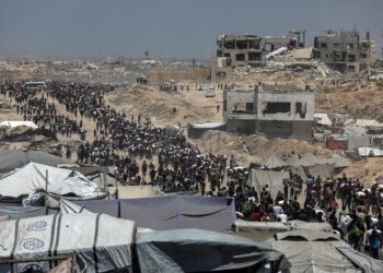 Archivo - Población desplazada en la Franja de GazaEuropa Press/Contacto/Omar Ashtawy - Archivo