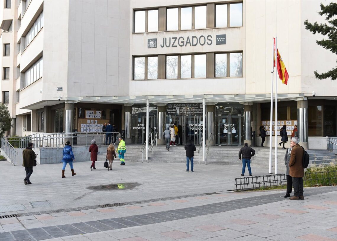 Archivo - Fachada de los juzgados de Plaza de Castilla, en Madrid (España).Gustavo Valiente - Europa Press - Archivo