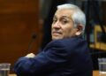 Inicio del juicio oral contra el exdirector de la PDI Hector Espinosa, y su conyuge Maria Magdalena Neira, por malversacion de fondos publicos, falsificacion de instrumento publico y lavado de activosJONNATHAN OYARZUN/ATON CHILE