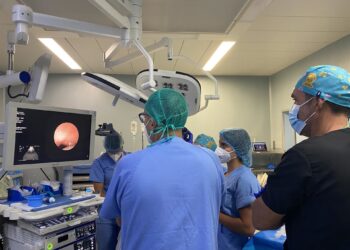Imagen de un procedimiento real del Curso.HOSPITAL SAN JUAN DE DIOS DE TENERIFE