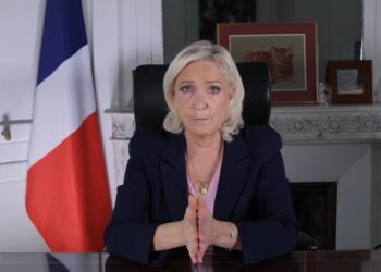 La líder del partido de extrema derecha Agrupación Nacional, Marine Le PenAGRUPACIÓN NACIONAL